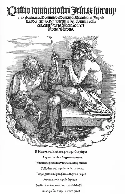 Die Verspottung Christi (The Mocking of Christ: title page for the Large Passion) Albrecht Durer
